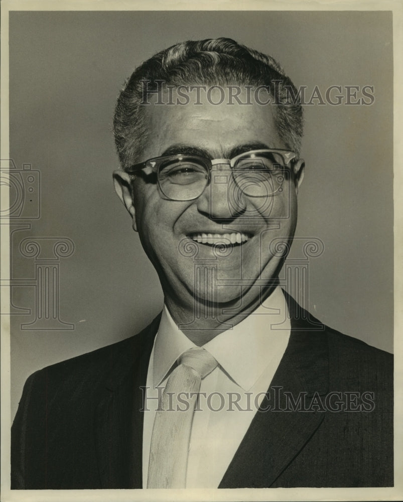 1963 Press Photo George S. Hesni, President of Criminal Courts Bar Association - Historic Images