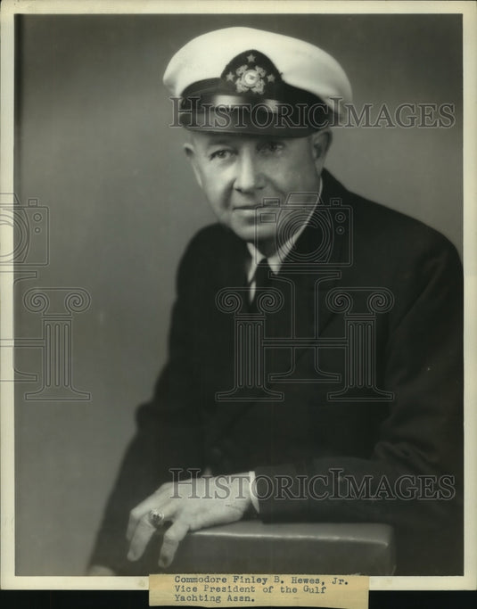 1967 Press Photo Commodore Finley B. Hewes, Jr., Gulf Yachting Association-Historic Images