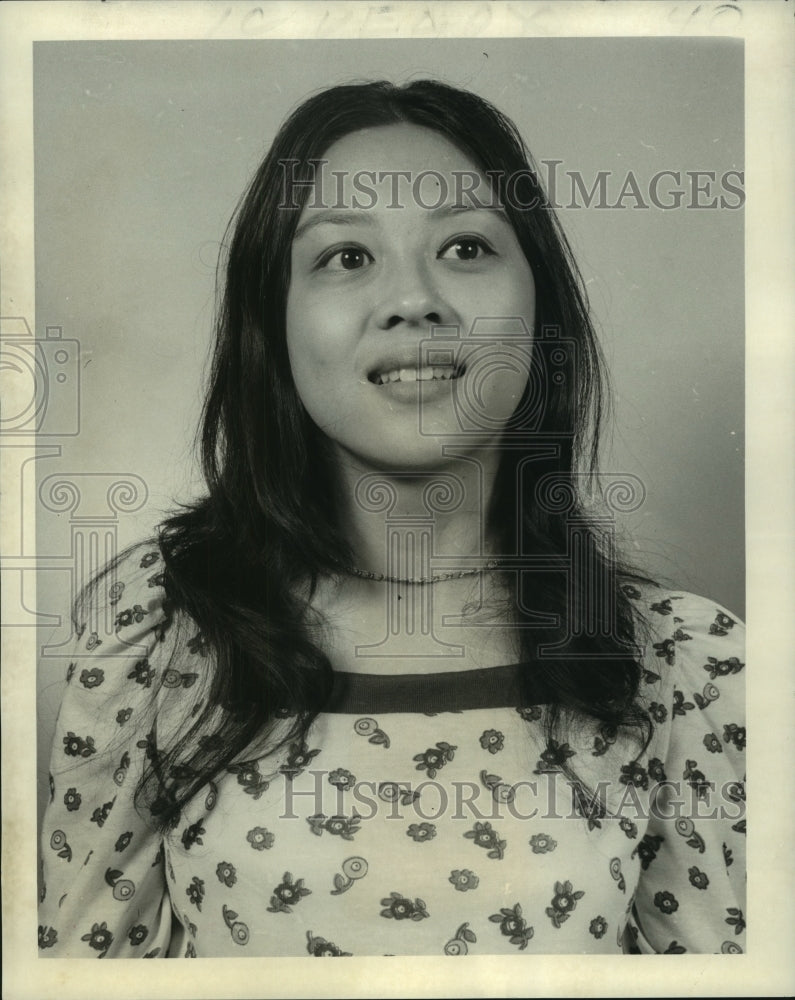 1974 Press Photo Mrs. Maurice Hew of Lotus Blossoms Home Demonstration Club - Historic Images