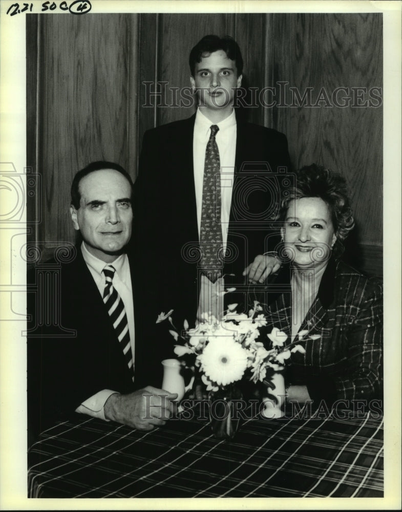 1994 Morris Herman, Andre Hooper, and his mother Joan Hooper. - Historic Images