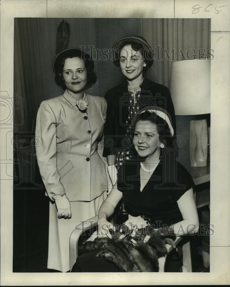 1951 Press Photo Entertainment committee of women&#39;s auxiliary to Army/Navy Club - Historic Images