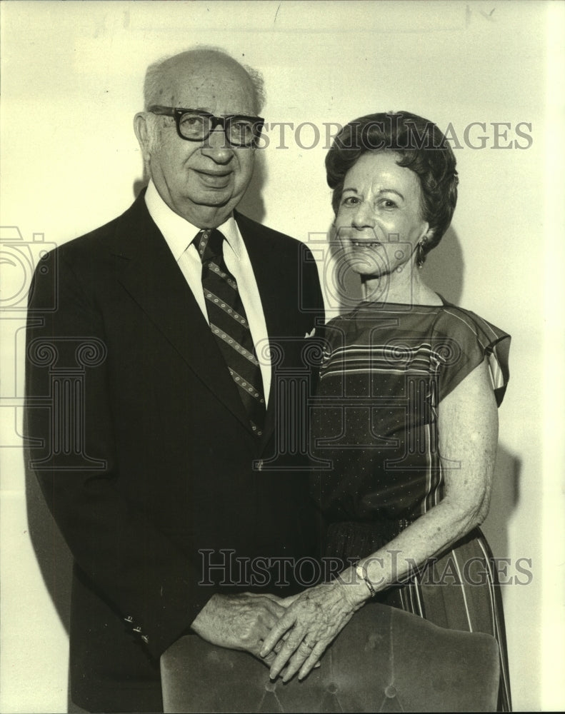 1983 Press Photo Mr. &amp; Mrs. Meyer Handelman celebrated 60th wedding anniversary - Historic Images