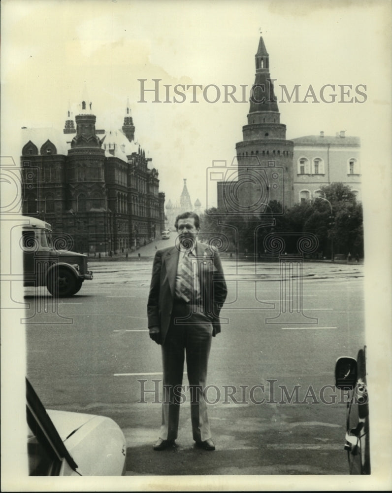 1972 Press Photo George W. Healy, Jr. in Moscow - nob30804-Historic Images
