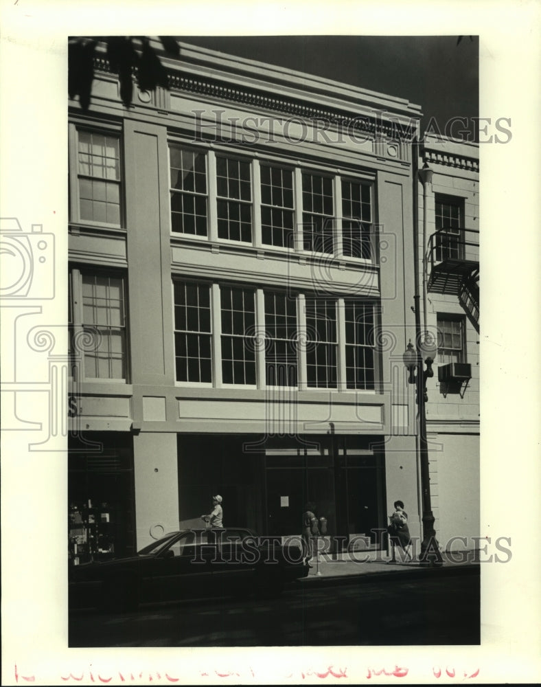 1987 Press Photo View of entrance to Hibernia Medical Center, 337 Baronne Street - Historic Images