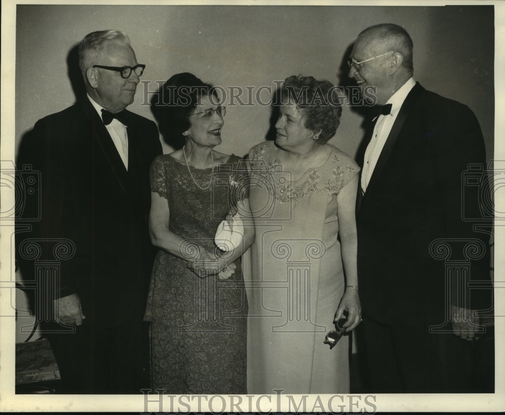 1968 Press Photo Mr. &amp; Mrs. Henry and Mrs. &amp; Judge McBride at Opera Dinner. - Historic Images