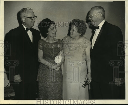 1968 Press Photo Mr. & Mrs. Henry and Mrs. & Judge McBride at Opera Dinner. - Historic Images