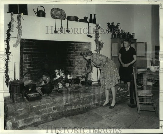 1973 Press Photo Kitchen of Christian Women's Exchange's Hermann-Grima House - Historic Images