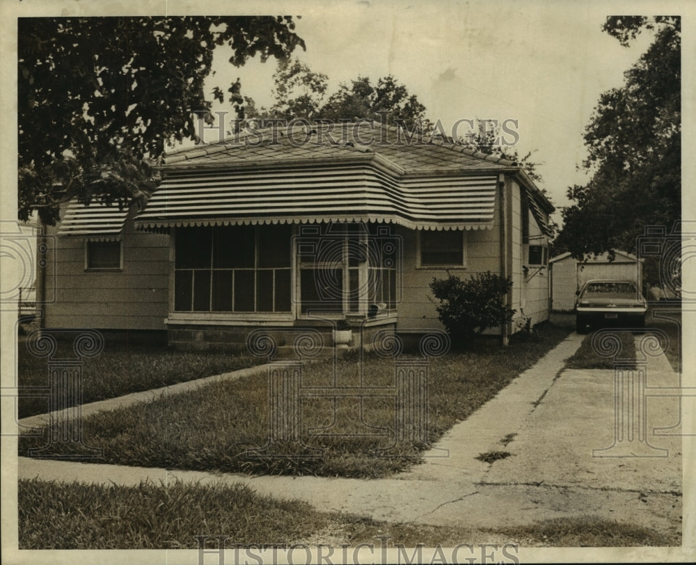 1971 Press Photo Slain Herbert Hester's residence in Westwego - nob31153 - Historic Images