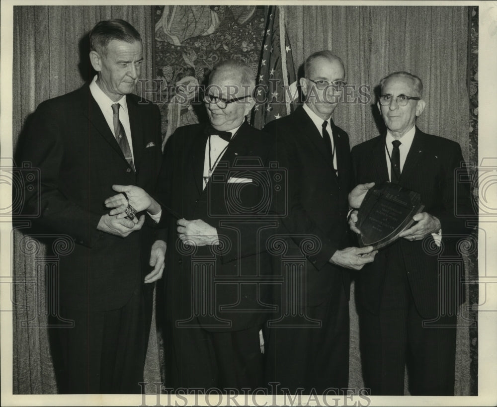 1969 Press Photo Grand Lodge of the Knights of Pythias new officers - nob31246 - Historic Images