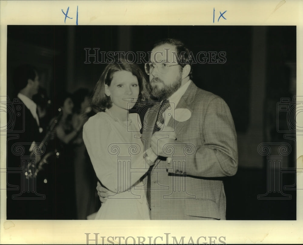 1984 Libbie and Rick Hardy on the dance floor - Historic Images