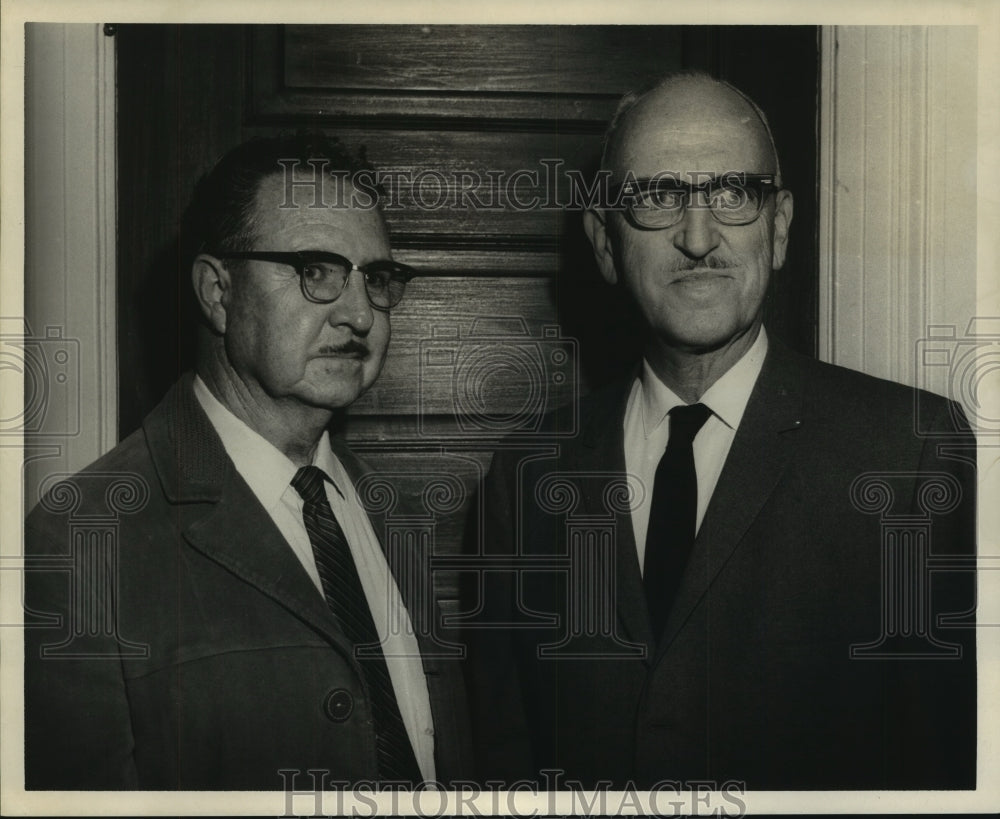 1969 Press Photo Clyde Smith and Harold Hickey of New Orleans Photo Society-Historic Images