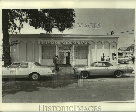 1977 Press Photo View of Hibernia National Bank located at 3157 St. Claude Ave. - Historic Images