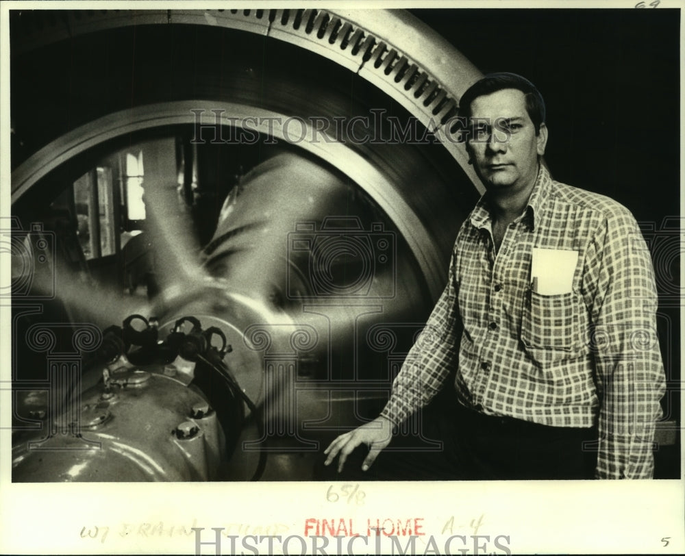 1979 Charles Hartman, New Orleans drainage pump supervisor - Historic Images
