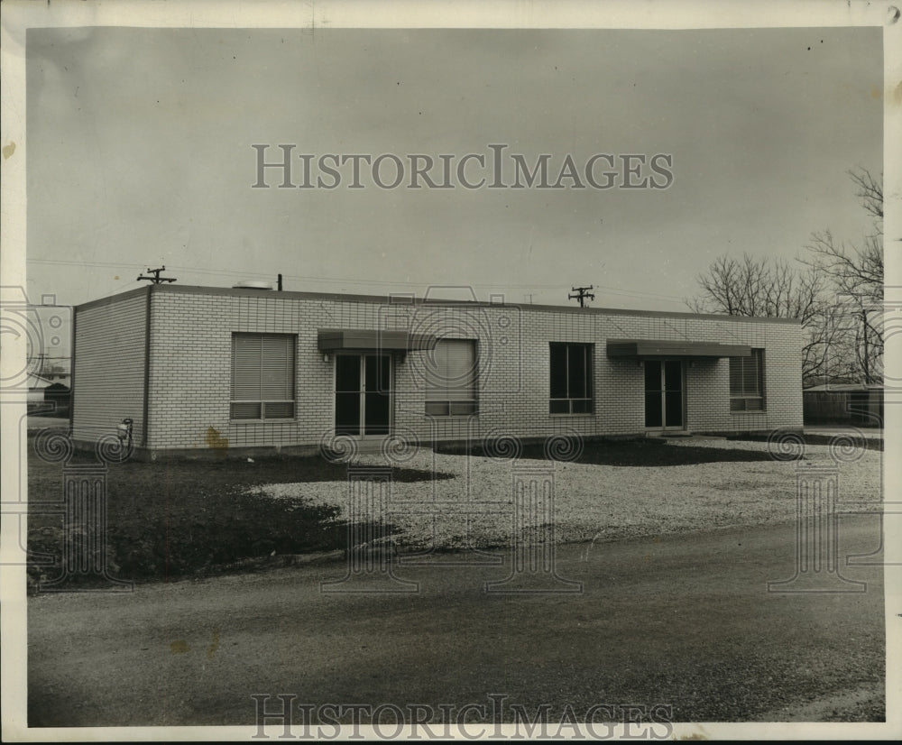 1963 Press Photo The new Health Unit building of St. James Parish at Lutcher - Historic Images