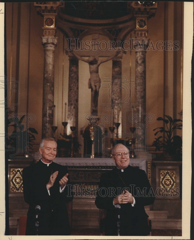 1989 Press Photo Archbishop Philip M. Hannan of New Orleans - nob31684 - Historic Images