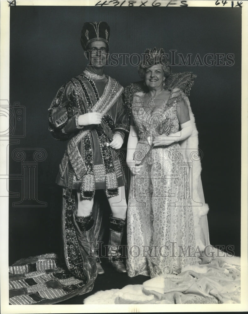 1979 Press Photo James O Moudy Jr. and Margaret B. Langford- Elk XIII Carnival- Historic Images