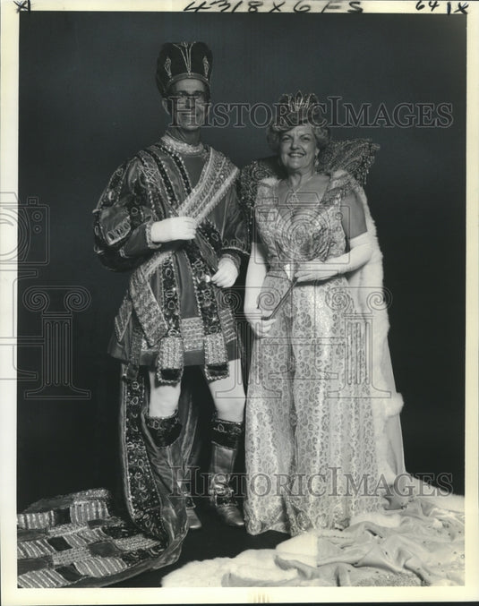 1979 Press Photo James O Moudy Jr. and Margaret B. Langford- Elk XIII Carnival- Historic Images