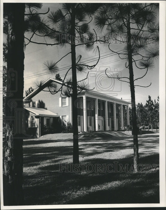 1967 Press Photo Dr. Ralph Noonkester's home on William Carey College-Historic Images