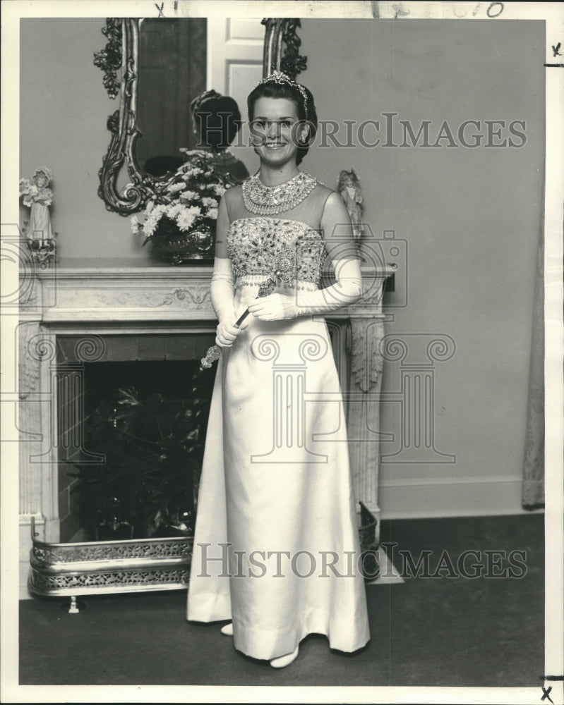 1968 Press Photo Mardi Gras Queen Ixolib Sandra Hatten - nob31833-Historic Images