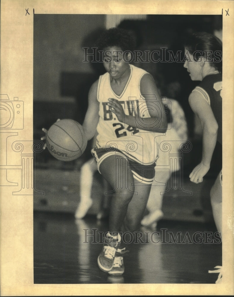 1992 Myetta Hawkins of Booker T. Washington High School Basketball - Historic Images