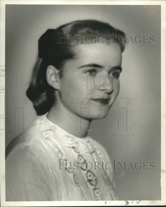 Press Photo Elizabeth Freret Hartson, Maid of Honor- Prophets of Persia Ball - Historic Images