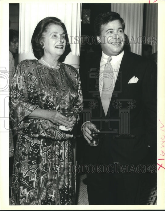 1993 Press Photo Eve and Richard Hirsch attend NOMA Big Easy event - Historic Images