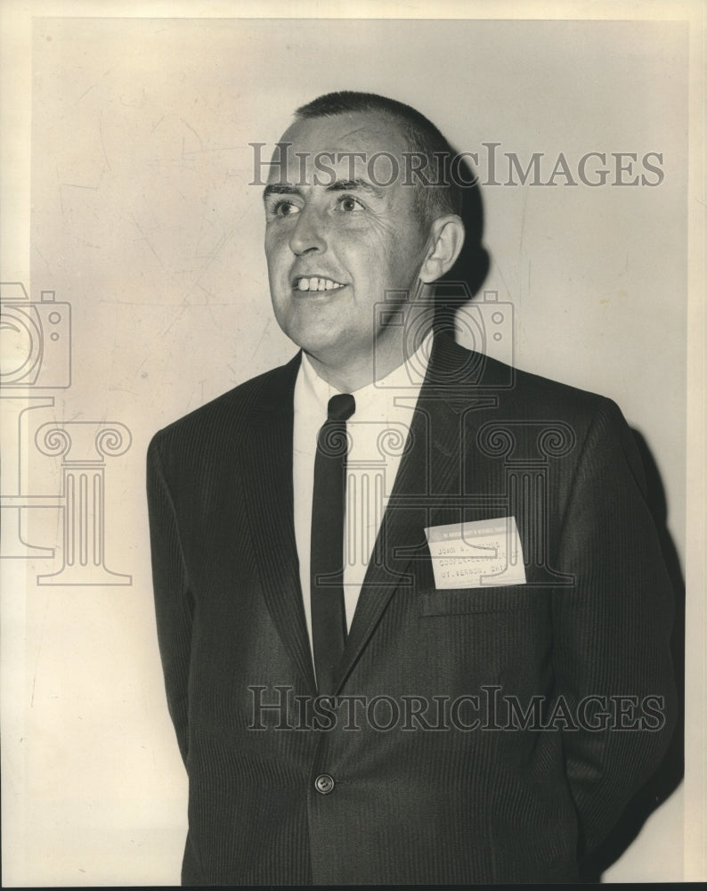 1966 Press Photo Jack Holmes at Oil Meeting - nob32184 - Historic Images