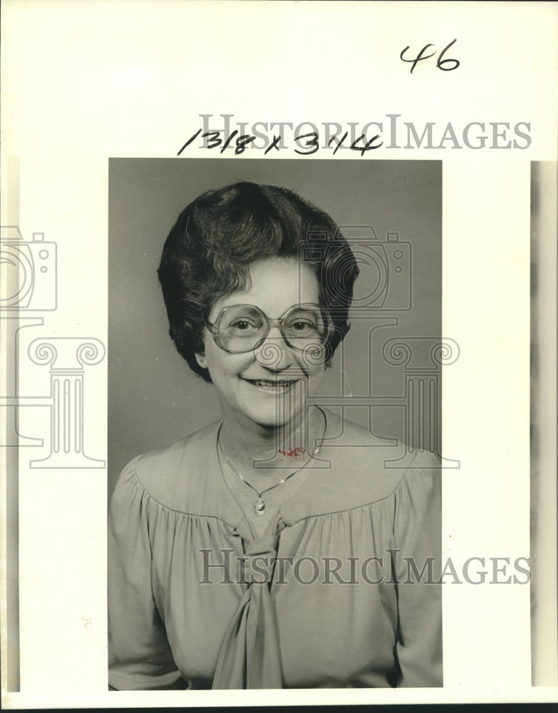 1980 Press Photo Mrs. A.J. Harris, National Association of Accountants President - Historic Images