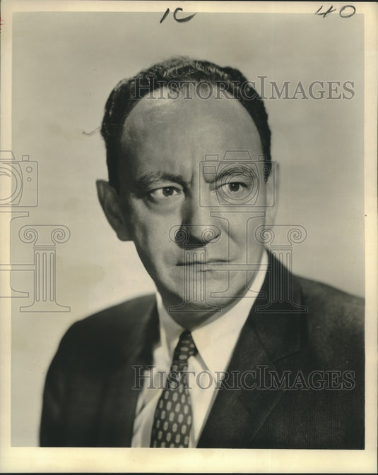 1962 Press Photo Richard Hanser prepares script for "He Is Risen" - nob32240 - Historic Images