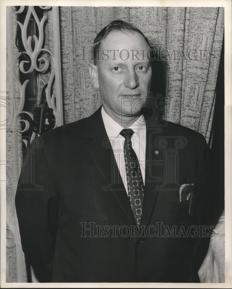 1960 Press Photo Thibodaux Mayor Warren Harang, Jr. at Sugar Cane League Party - Historic Images