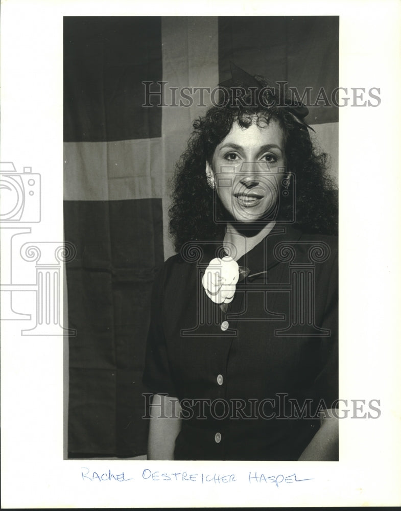 1987 Rachel Oestreicher Haspel, human rights advocate - Historic Images