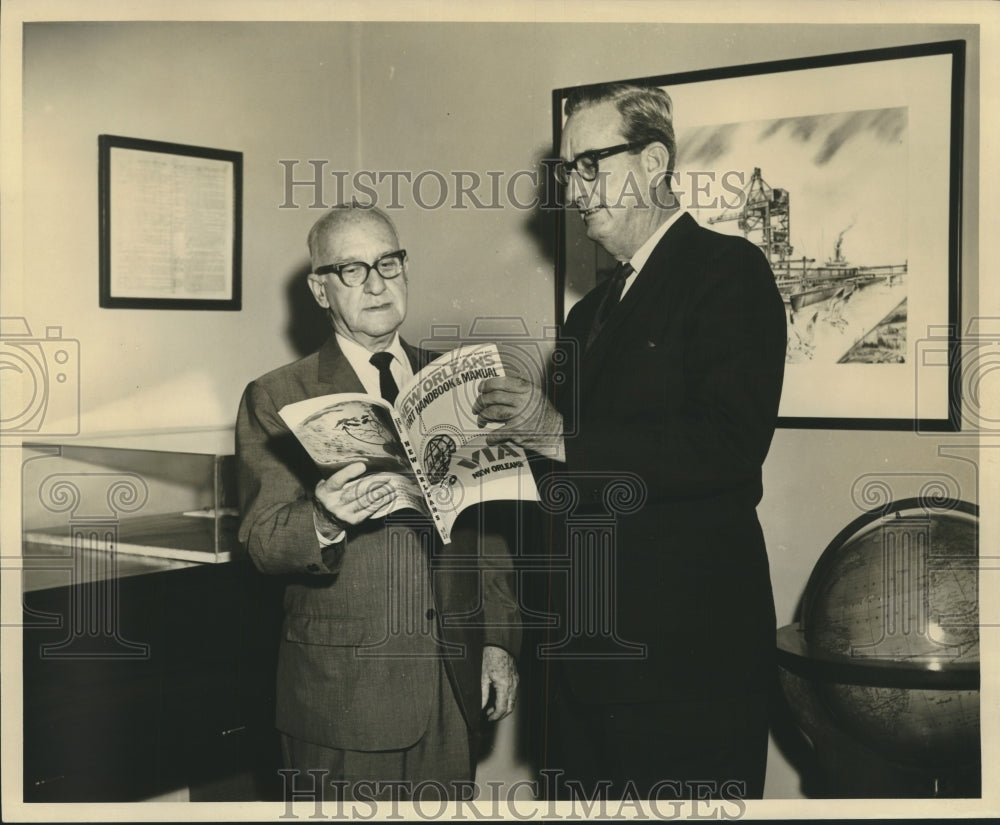 1963 Press Photo New Orleans-William H. Hauser and George C. Stohlman - Historic Images