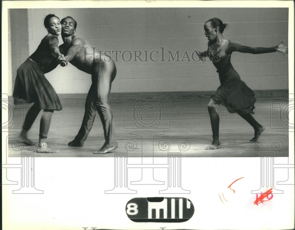 1989 Dancers of Joseph Holmes Dance Theatre at Reed High School - Historic Images