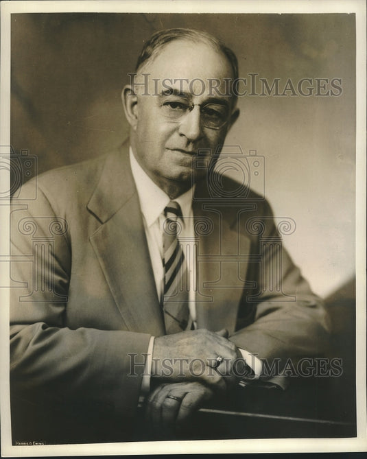 Press Photo Newspaper Correspondent William Helm wrote Truman's biography - Historic Images
