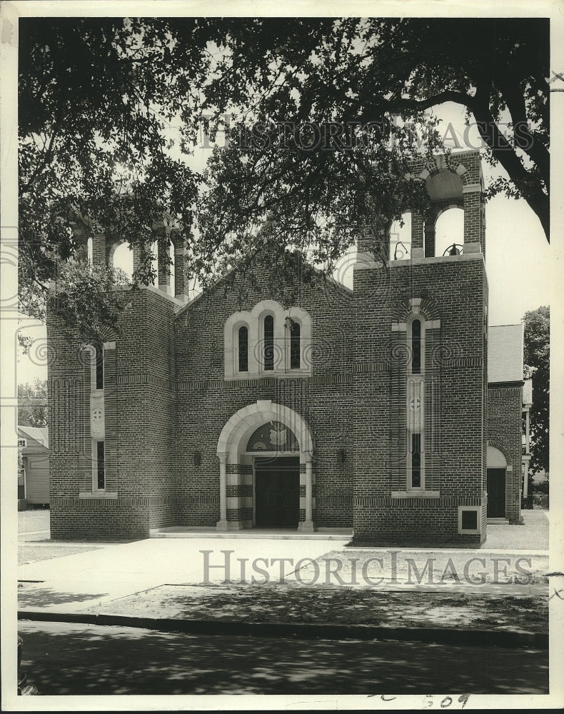 1953 Press Photo Hellenic Orthodox Church of Holy Trinity in New Orleans - Historic Images