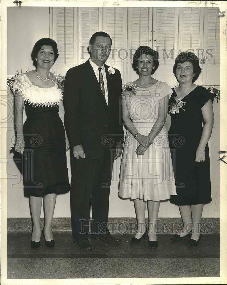 1961 Press Photo New officers of The Louisiana Society of Hospital pharmacists - Historic Images