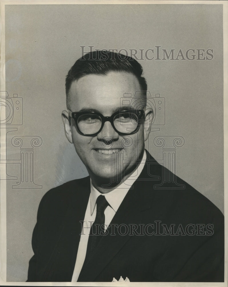 1964 Press Photo Reverend J. Woodrow Hearn, minister of Elysian Fields Methodist - Historic Images