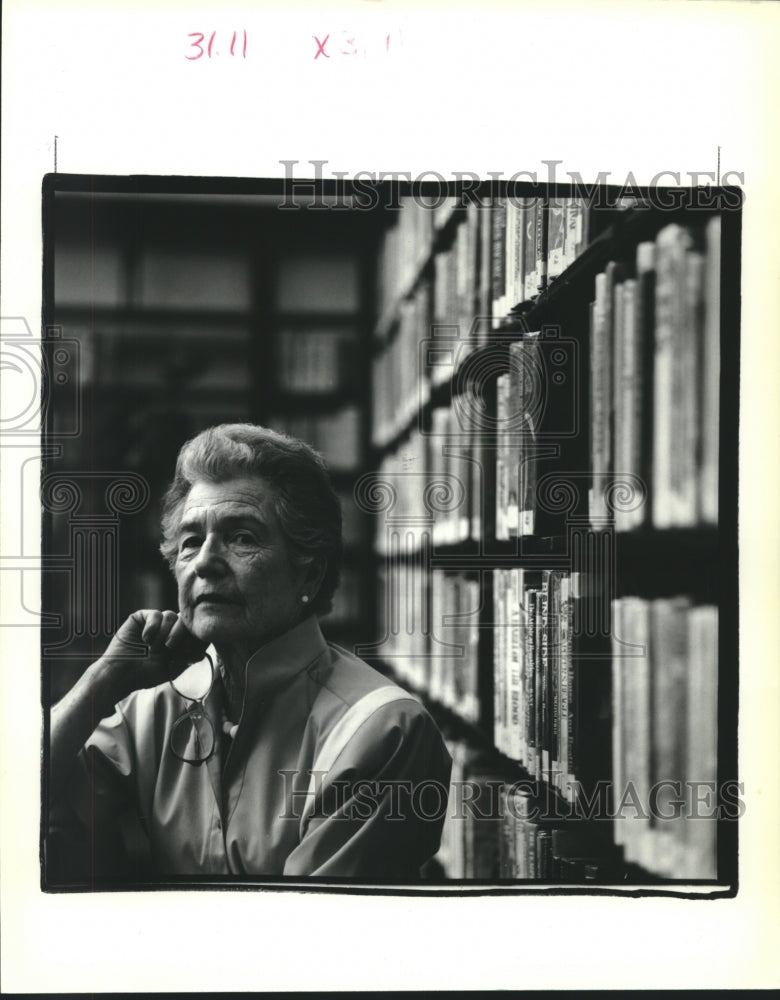 1992 Press Photo Rusty Hemphill of St. Tammany Parish Library System - Historic Images