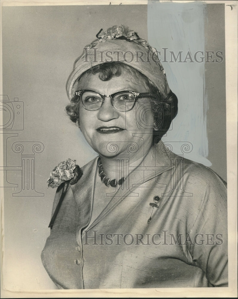 1963 Press Photo Mrs. Celeste Hilman, President American Gold Star Mothers, Inc. - Historic Images