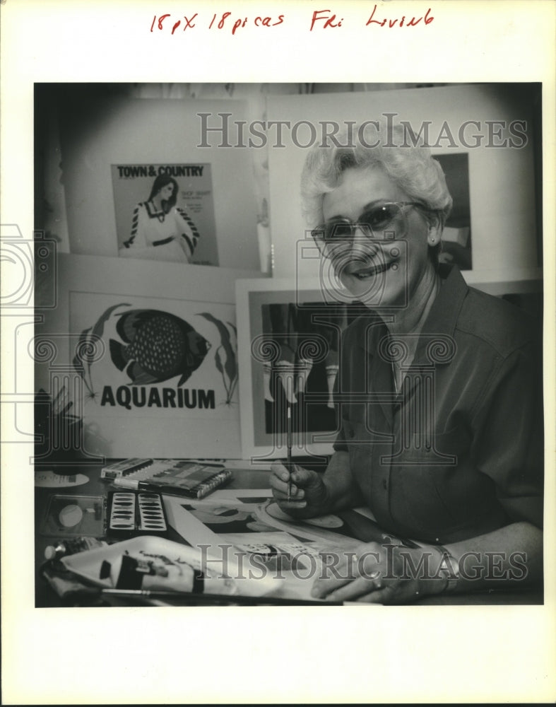 1990 Press Photo Laura Hebert, a recent graduate of Delgado decides to get GED - Historic Images