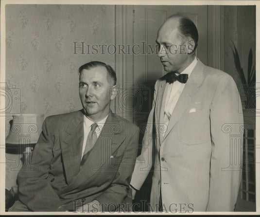 Press Photo The Reverend Rudolf Helmersmo of Norwegian Seamen's Church - Historic Images