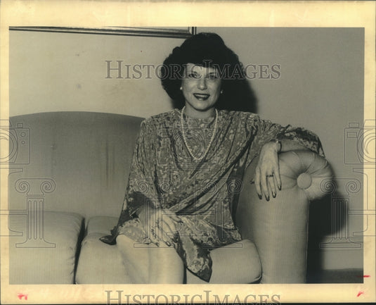 1990 Press Photo Sandy Hebert, Kenner Rotary Club Member - nob33998 - Historic Images