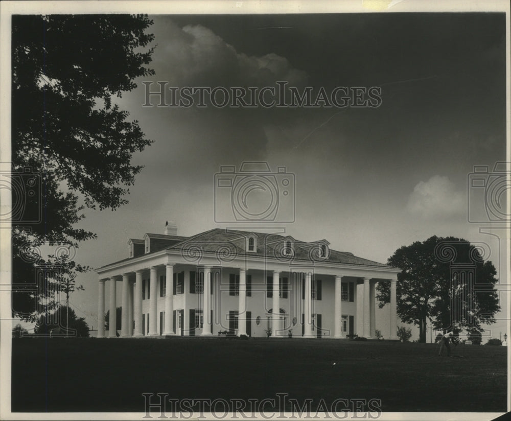 Press Photo The new Governor's Mansion in Baton Rouge, Louisiana - Historic Images