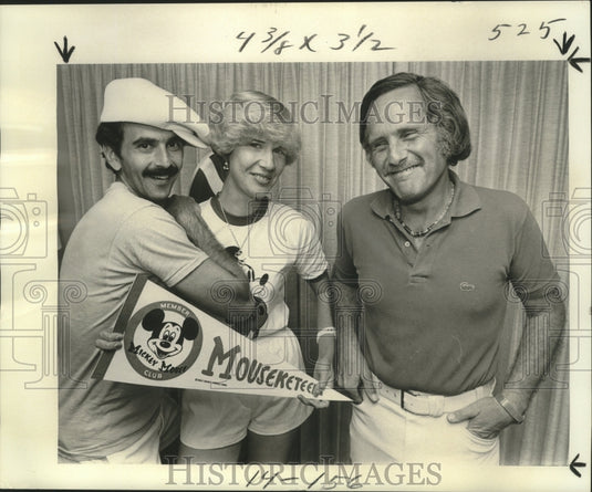 1977 Press Photo Don Bunin, Alice de Rochemont Goyne, Ron Phillips- Mouseketters - Historic Images