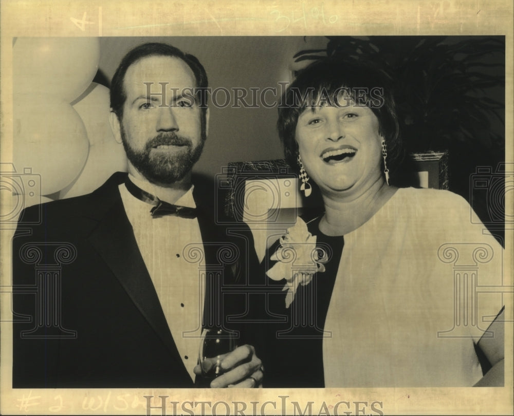 1993 Press Photo Boys Girls Clubs attendees Ricky Rosenberg, Madeline Hebert - Historic Images