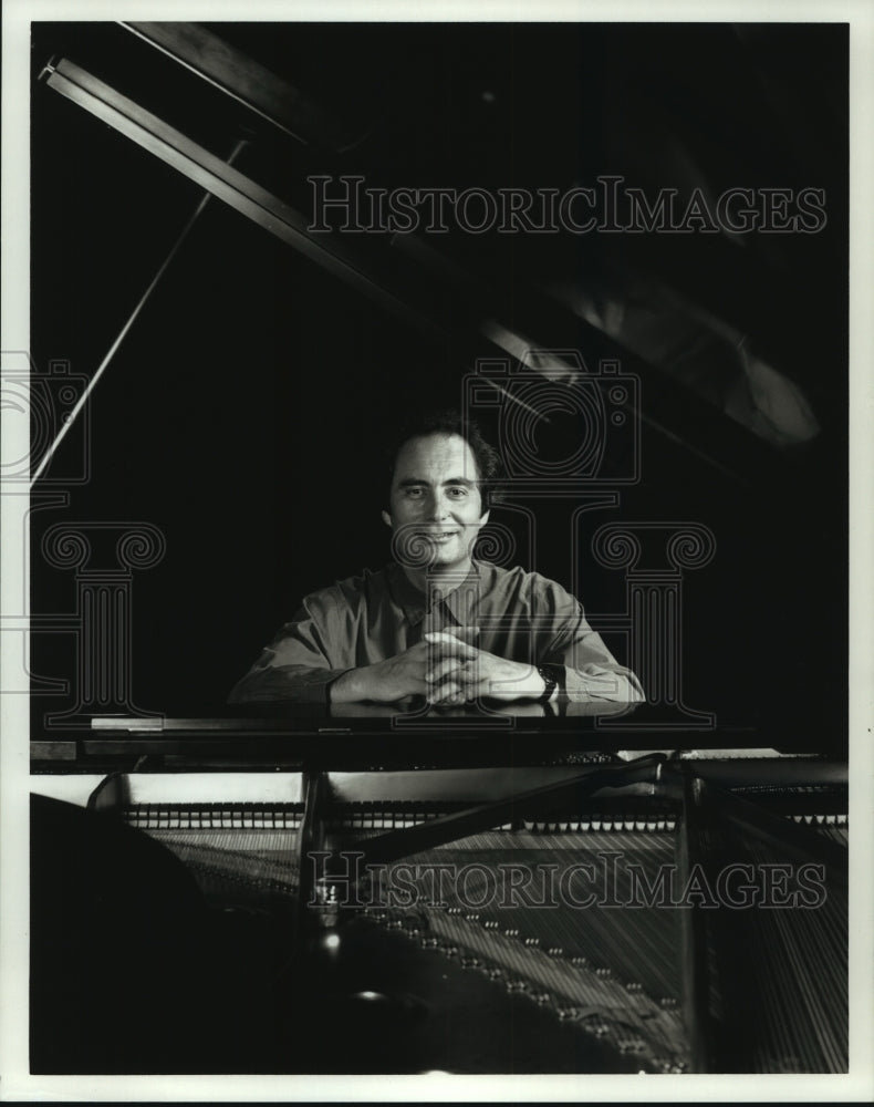 1995 Press Photo Sanford Hinderlie, jazz pianist - Historic Images