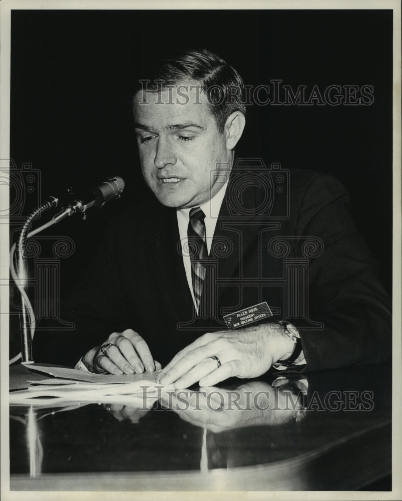 1967 Allen Houk, president New Orleans Jaycees-Historic Images