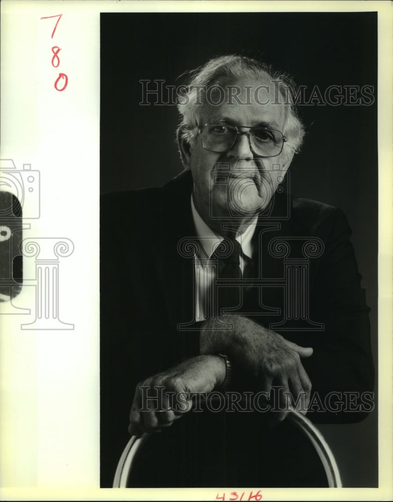 1988 Press Photo Henry Houin Jr. of Archdiocesan Council of New Orleans - Historic Images