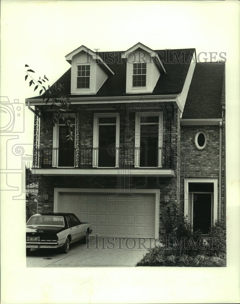 1986 Press Photo Housing at 314 Rue Street Peter in Metairie - nob34958 - Historic Images