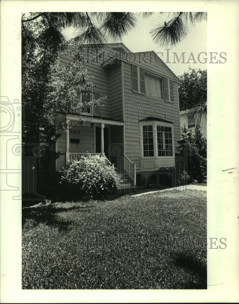 1986 Press Photo View of house at 5969 Gen. Haig bought by Reichard family - Historic Images